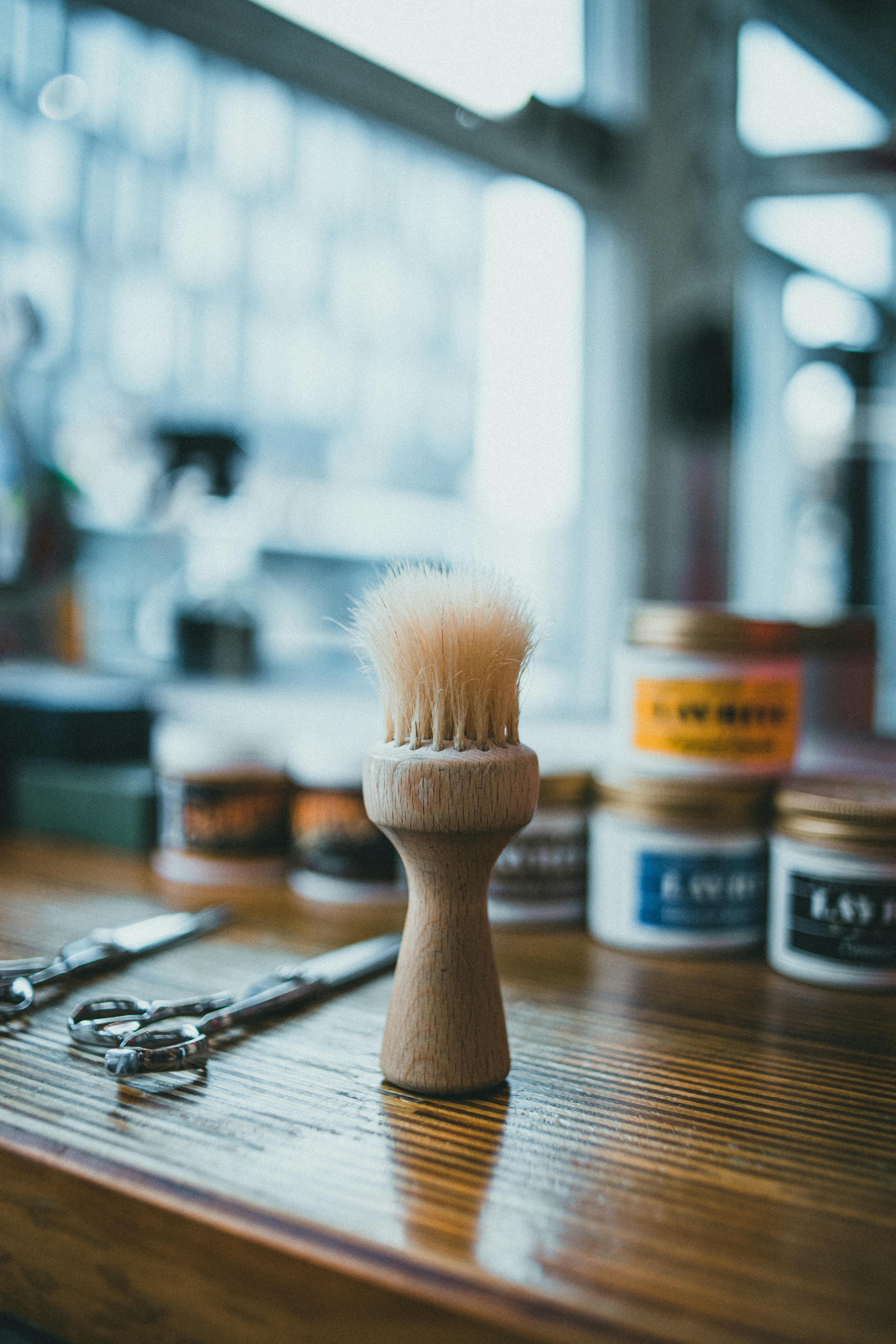 Classic shaving brush and products