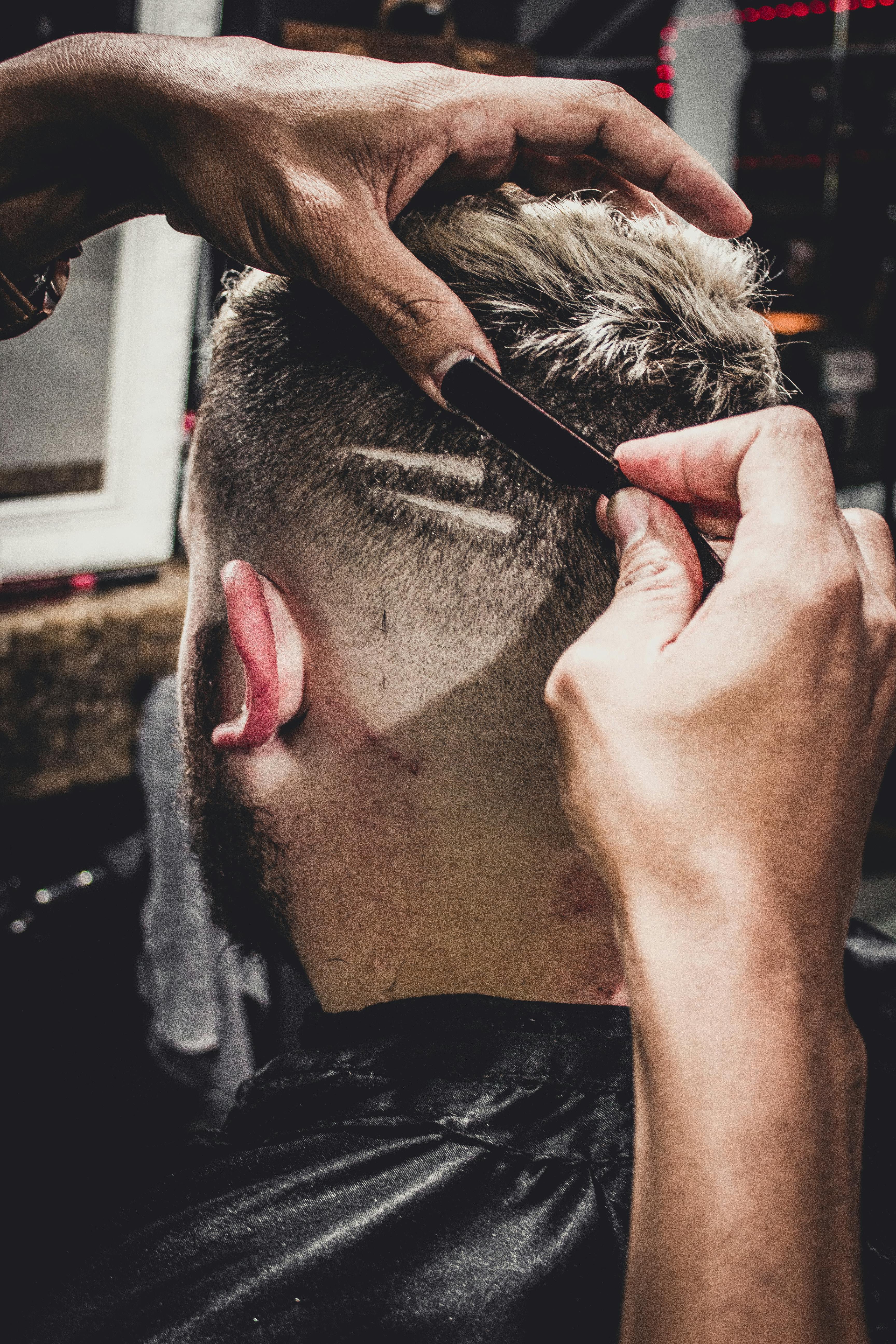 Precision cut in progress