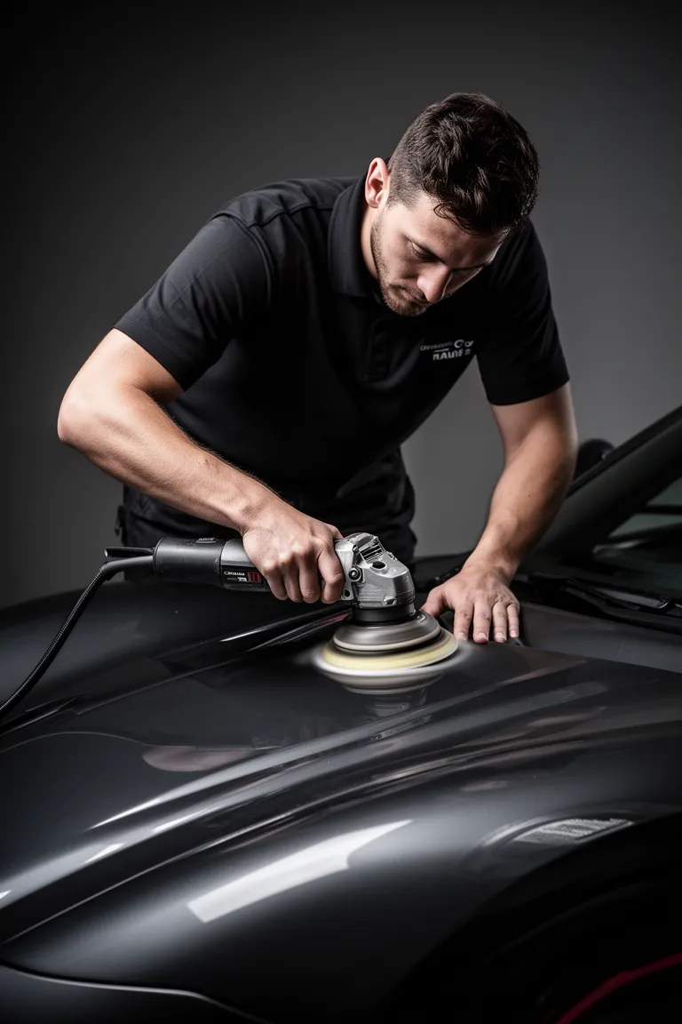Detailer at work