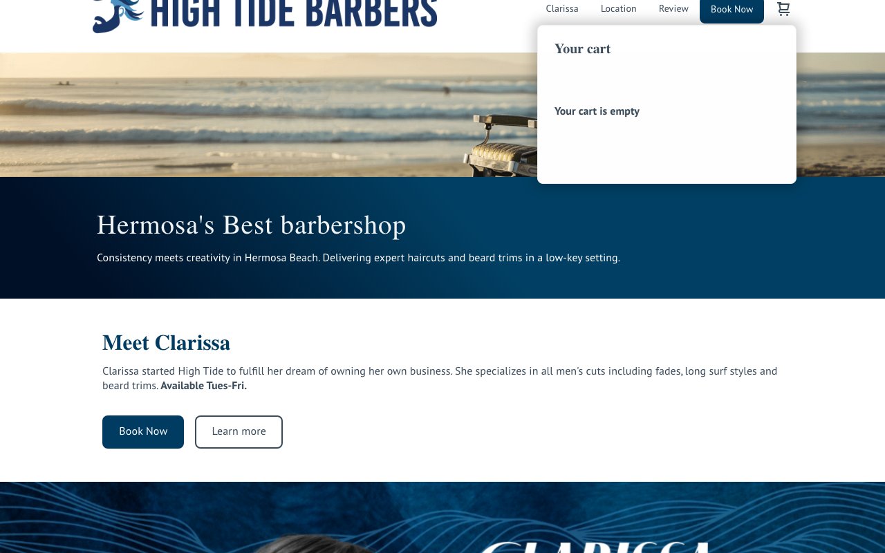 High Tide Barbers desktop