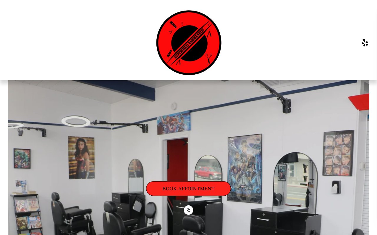 Superhero Barbershop desktop