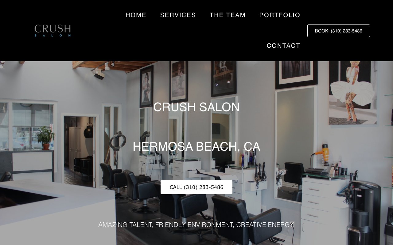 Crush Salon desktop