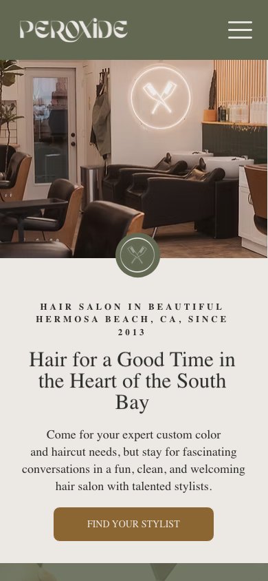 Peroxide Hair mobile