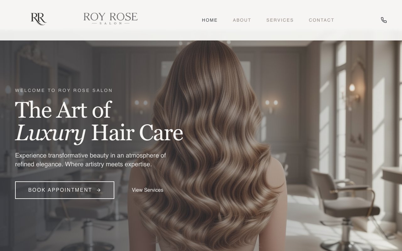 Roy Rose Salon desktop