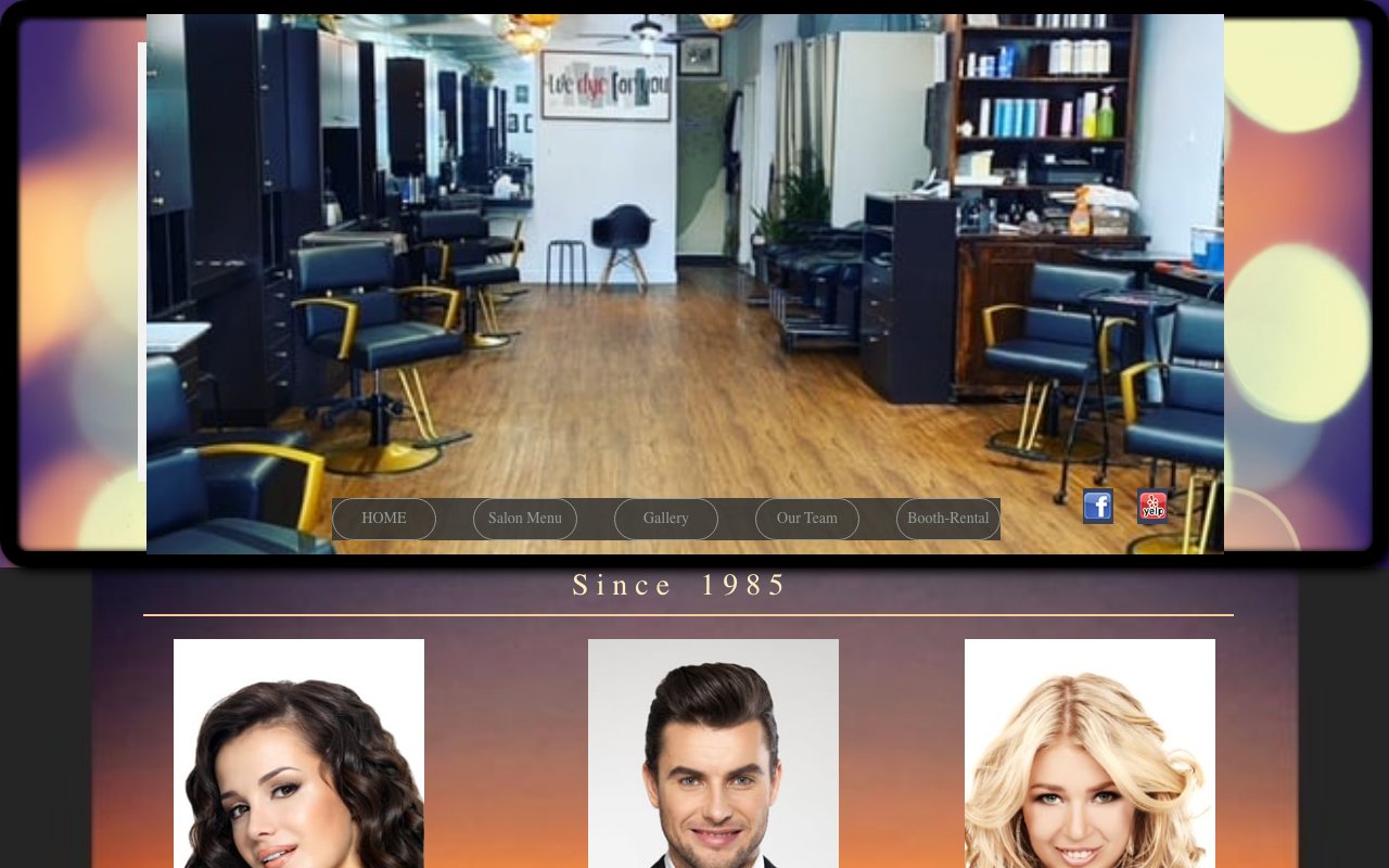 Salon Maximus desktop