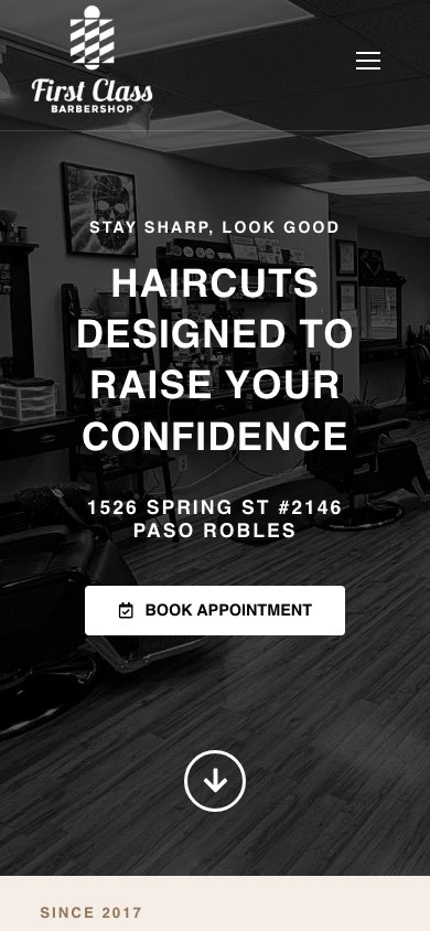 First Class Barbershop mobile