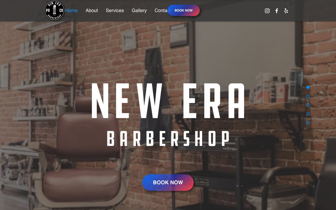 New Era Barbershop desktop
