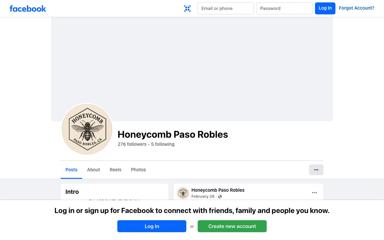 Honeycomb Paso Robles desktop