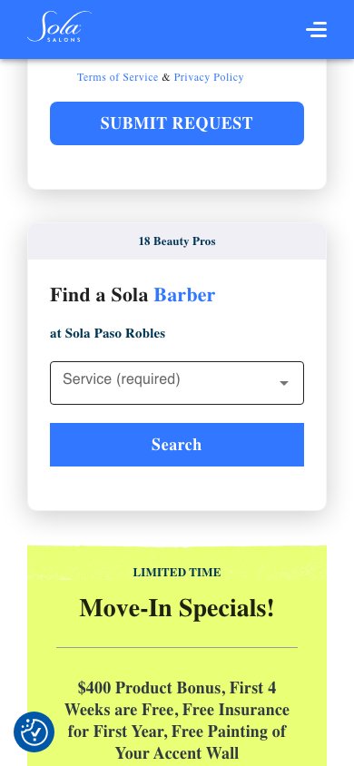 Sola Salons Paso Robles mobile