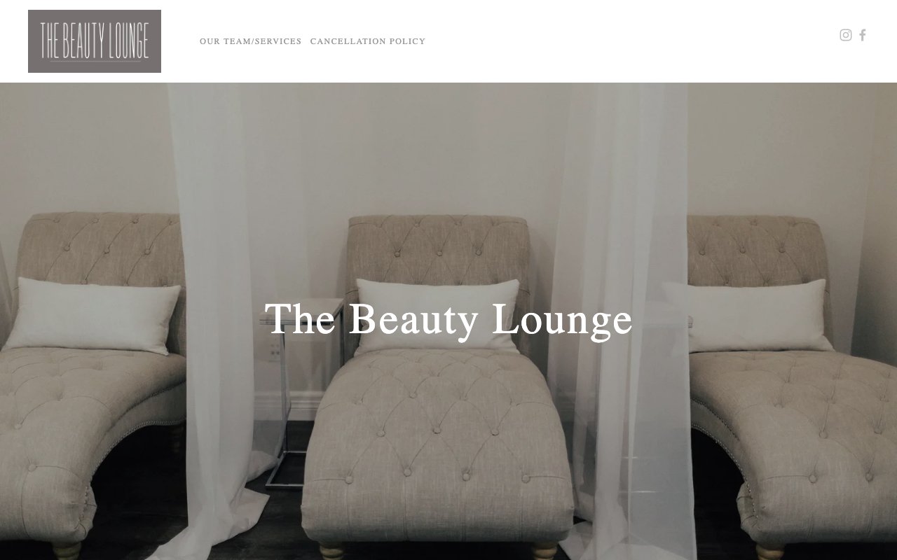 The Beauty Lounge desktop