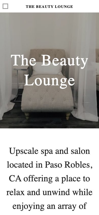 The Beauty Lounge mobile