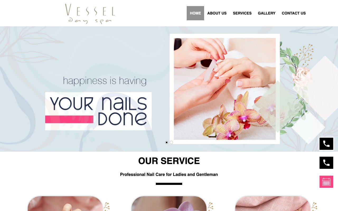 Vessel Day Spa desktop